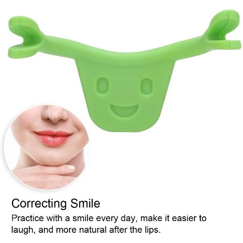 Smile Maker Smile Corrector Mouth Lip Facial Muscles Exerciser - Green