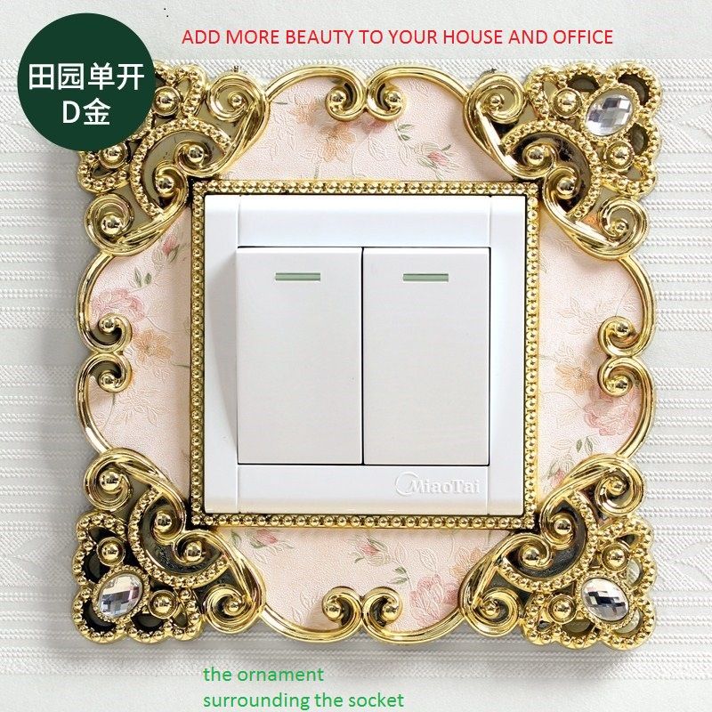HIGHLY ORNAMENTED AND DECORATIVE FOR WALL SOCKET DECORATION