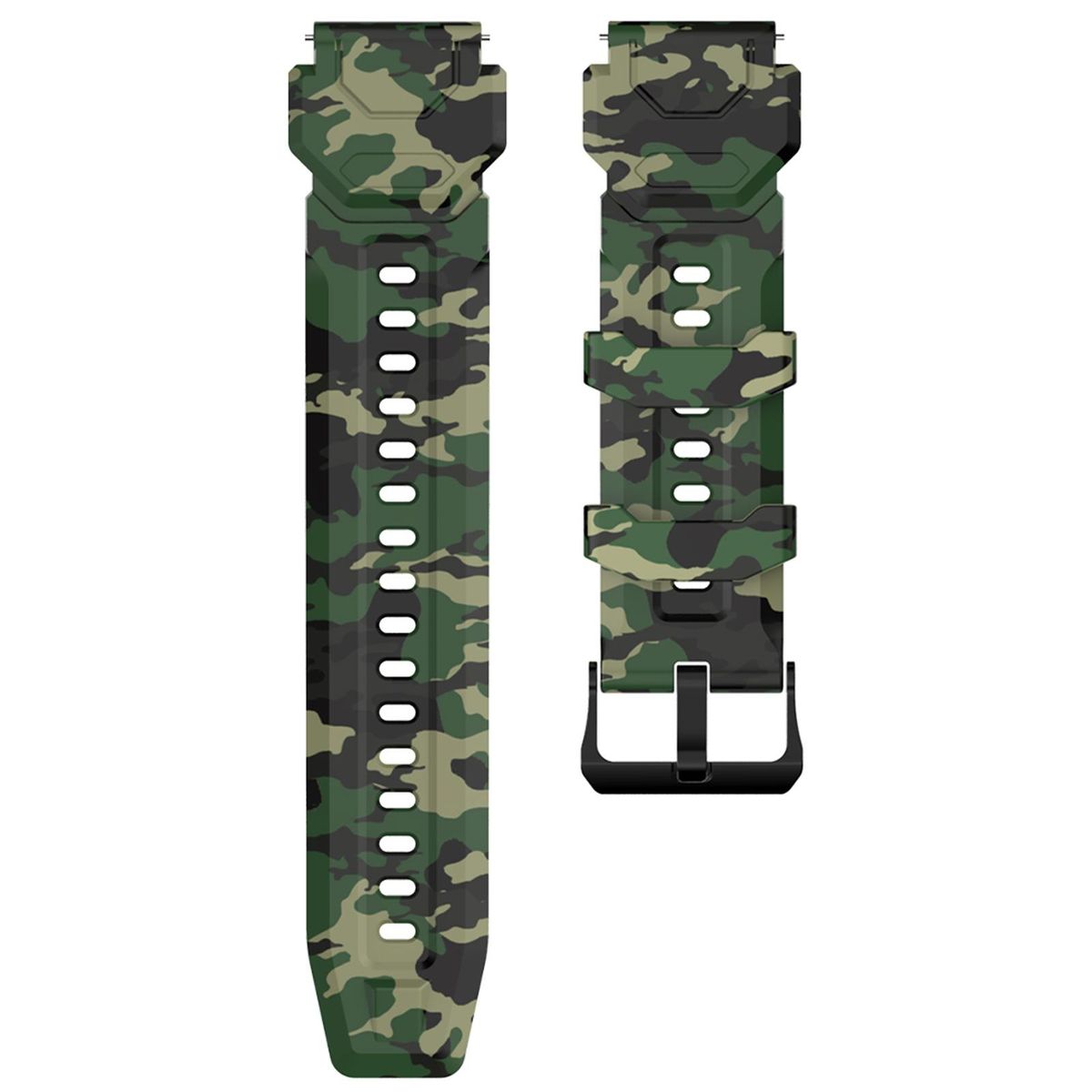 20mm Silicone Watch Strap Quick-release Watchband Compatible with KOSPET TANK M1 Outdoor Sports Rugged Smartwatch