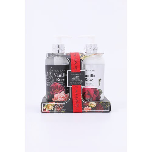 Scented Hand Soap  Hand Lotion Set - 300ml Each - Vanilla Rose