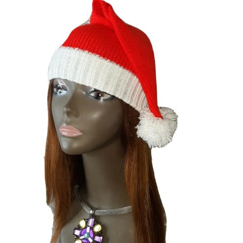 Machine Knitted Hand Made Christmat Cap By Kellyz Africana