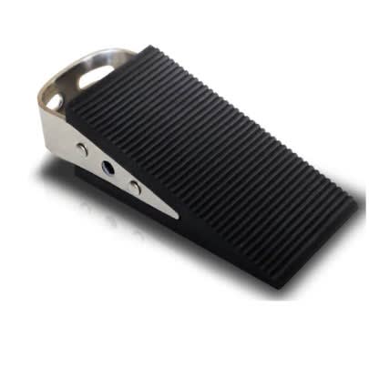 Rubber Door Stopper - 2pcs - Black