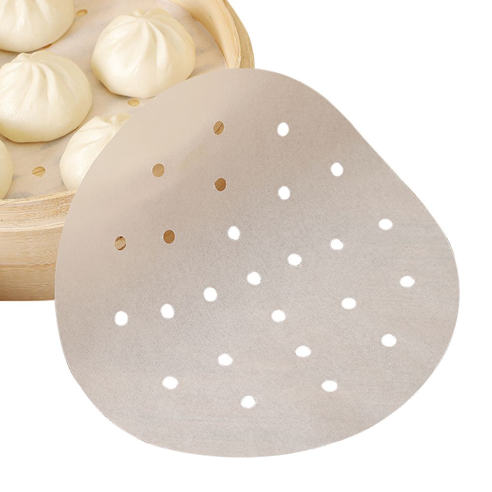 50 Pcs Non-stick Steamer Paper Disposable Small Steamed Bun