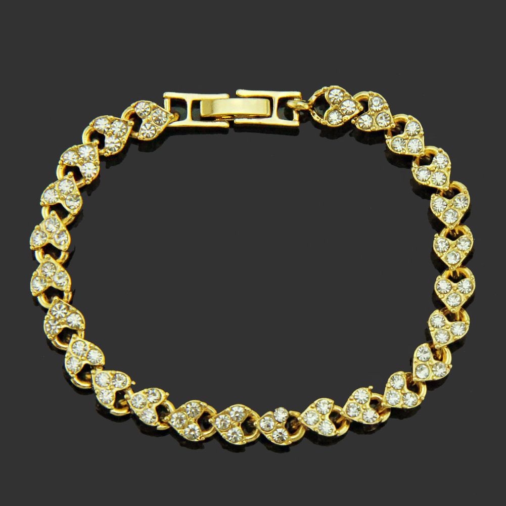 Ladies Silver Bracelets- Gold