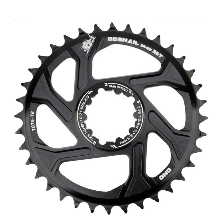 Mountain Bike Single Disk, Colour: 38T (Black)