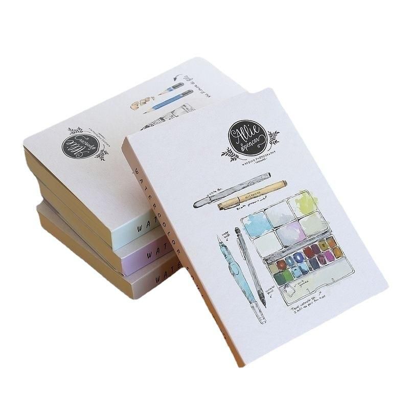 Extra Thick Sketchbook 16K Large Sketch Book Creative Blank Paper Painting Book Student Art Color Lead Watercolor Notebook