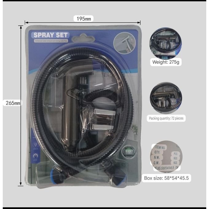 Water Spraying Hand Bidet Flush