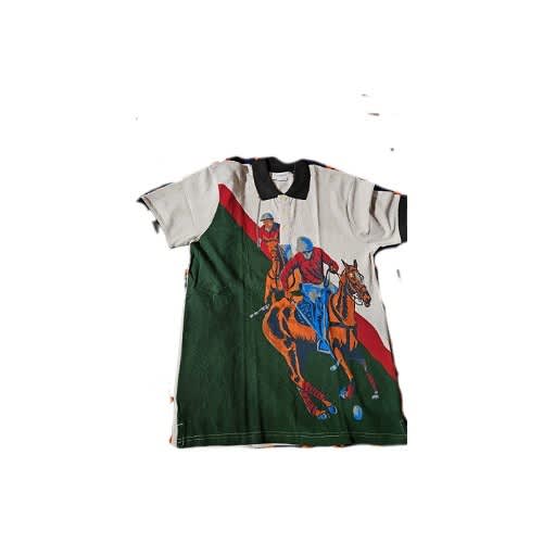 Grey And Green U.s Polo