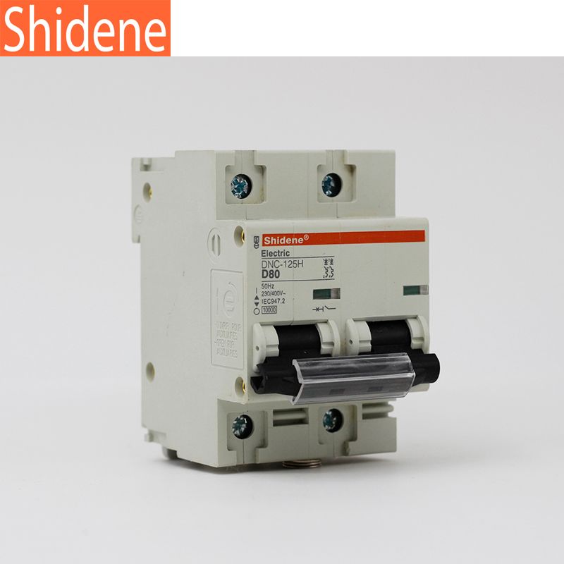 Shidene 2P 80A D Type 230 400V~ 50Hz Circuit Breaker