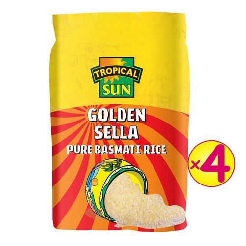 Golden Sella Pure Basmati Rice 5kg - CARTON OF 4