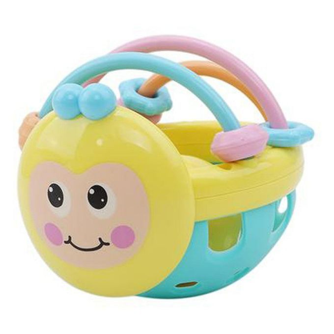 Bright Olor Newborn Toys 0-12 Months Learning Rattle A Tivity Ball Rattles- Olorful-10.8*10.1*9 M