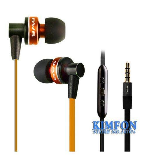 AWEI ES-90vi Earphone Gold 1.2m