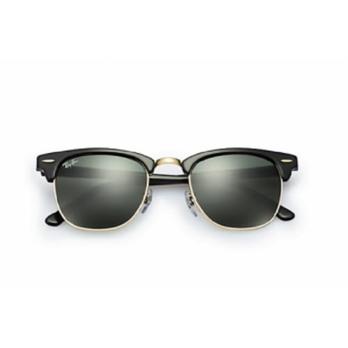 Clubmaster Sunglasses - Black On Gold