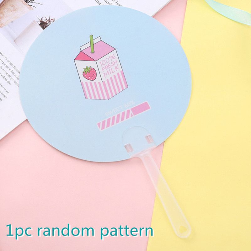 Travel Mini 1PC Small Style Fan Fan Portable Fan Cream Folding Cloth Cute Hand Shape Fan Folding Japanese Ice