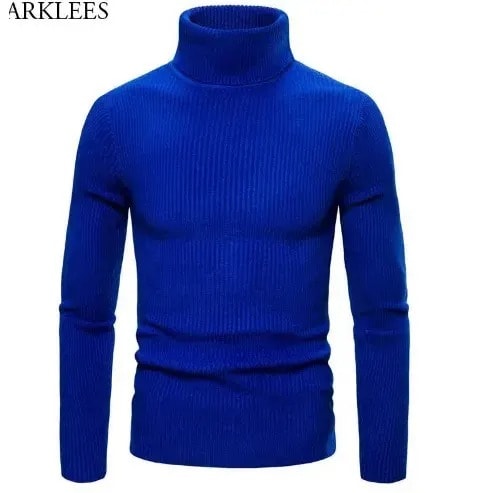 Royal Blue Turtleneck