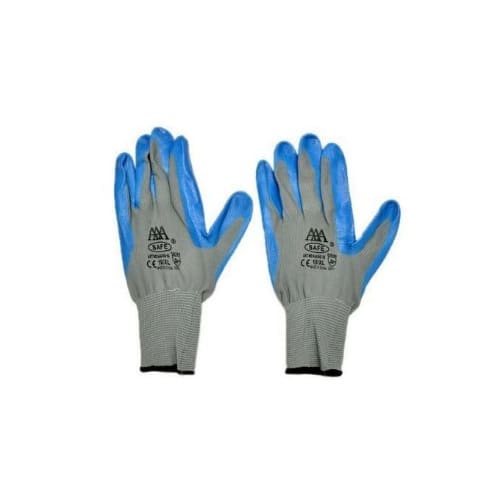Nitrile Coated Hand Gloves - 12 Pairs