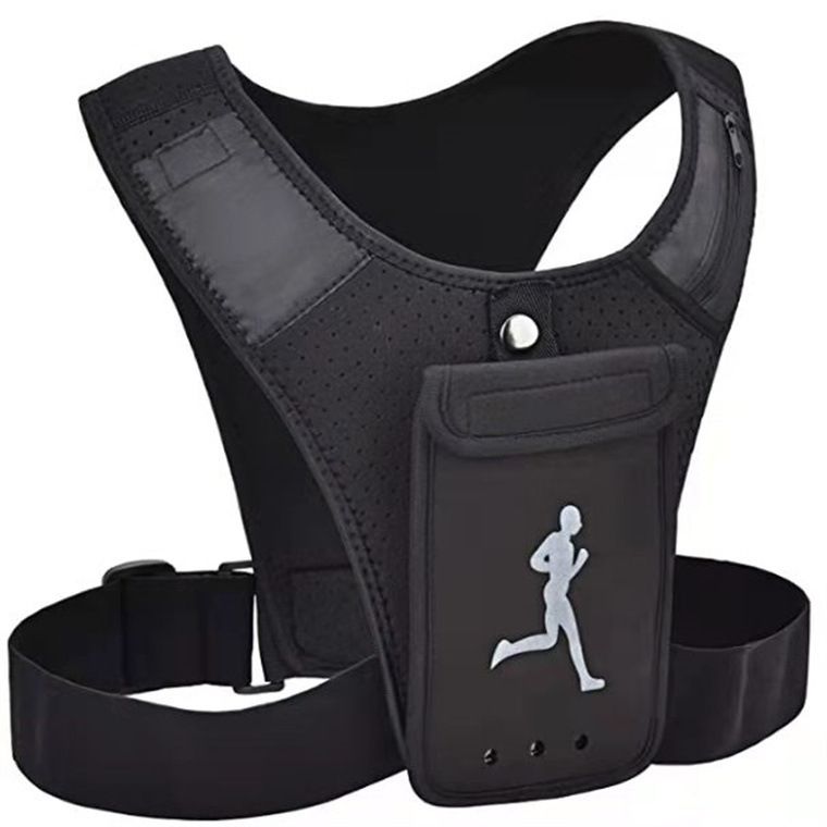 Lightweight Waterproof Running Vest With Phone Holder