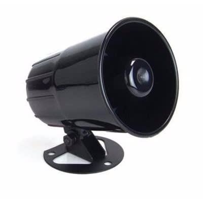 Alarm Electric Siren - Black