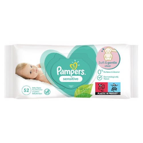 Sensitive Baby Wipes - 52piece