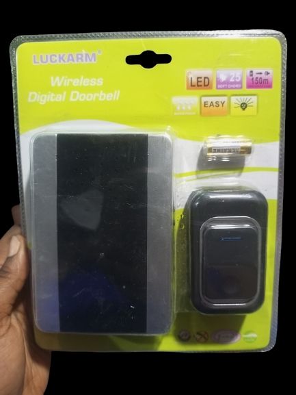 DIGITAL WIRELESS DOORBELLS WITH BATTERIES/LED(150m)