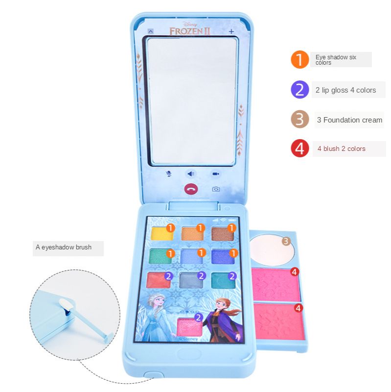 Disney Frozen Elsa Princess Makeup Set Phone Shape Makeup
