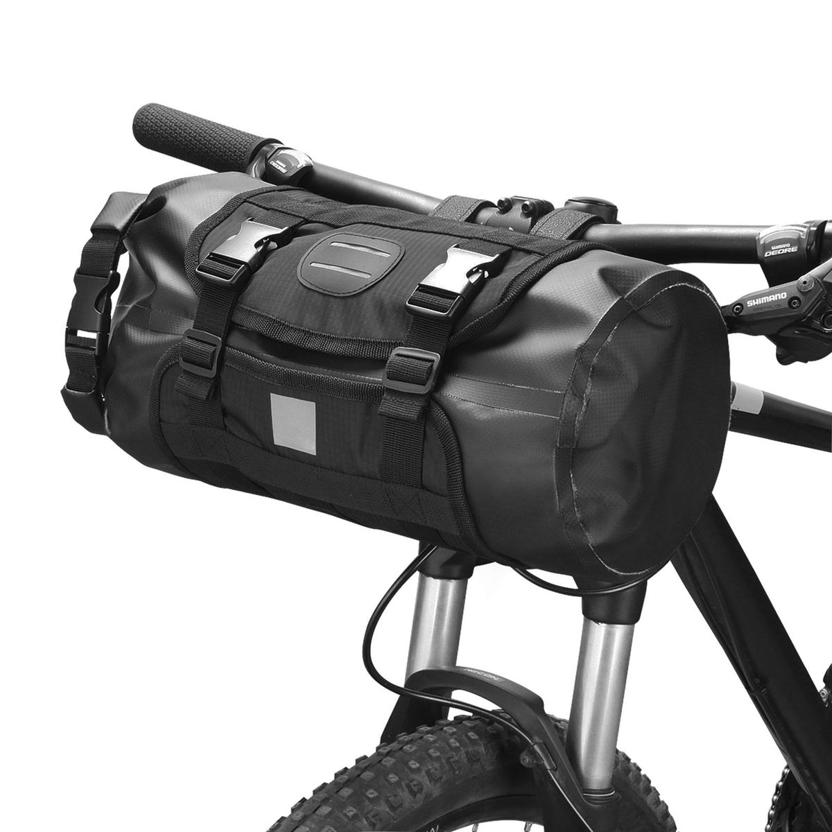 Waterproof Bike Handlebar Bag Front Bicycle Dry Pack Large Capacity Cycling Front Storage Bag for Road Bike MTB Mountain Bike