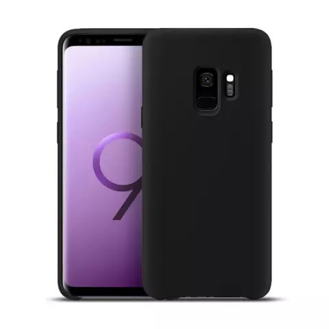 Silicone Back Case For Samsung S9 Black