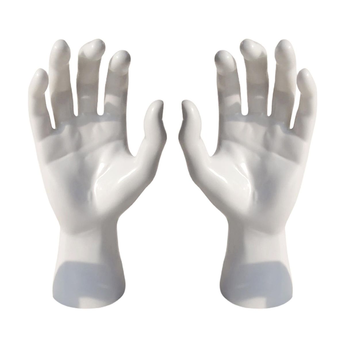 Hand  Model Bracelet Jewelry Display Stand  White 1 Pair