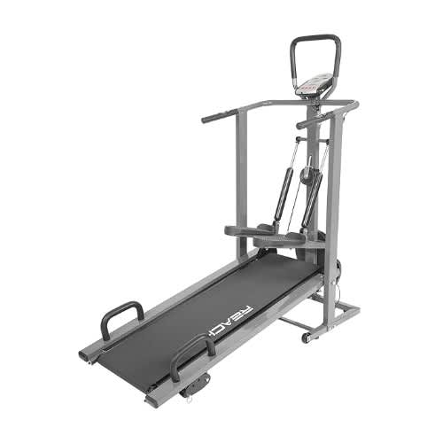 Reach T-100 Manual Treadmill Walking/running Machine For Home Gym - 4 In 1
