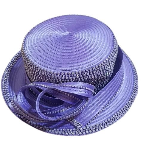 Vibrant Indigo Sinamay Hat