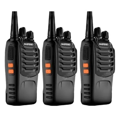 Walkie Talkie Hand Held Radio Communicator - 3 Pieces