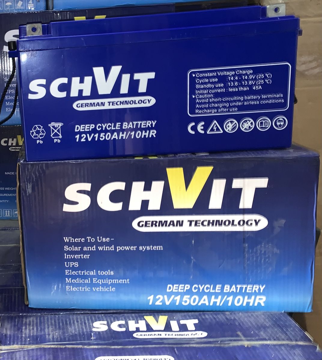 150ah 12v Schvit  German Technology Solar Battery