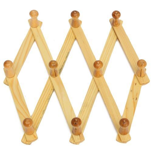 Wooden Hanger Expandable Coat Rack