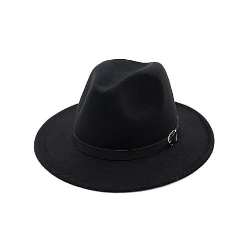 Men's Fedora Cowboy Hat - Black