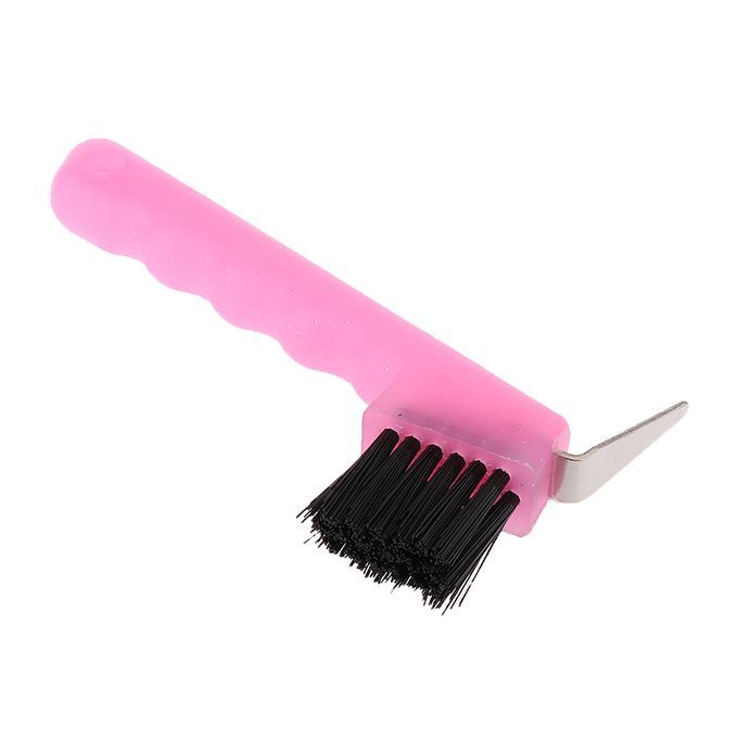 Quality Hoof Pick With Brush Horse Care Grooming Equipment Tool Pink
