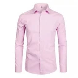 Regular Cotton Long Sleeve Shirt - Pink