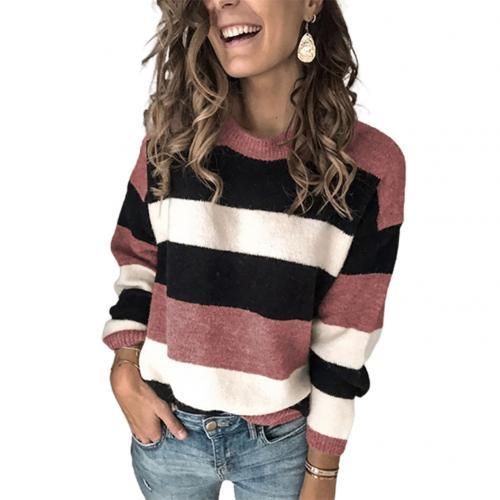 Women's Sweater Casual Long-sleeved Sweater Women
