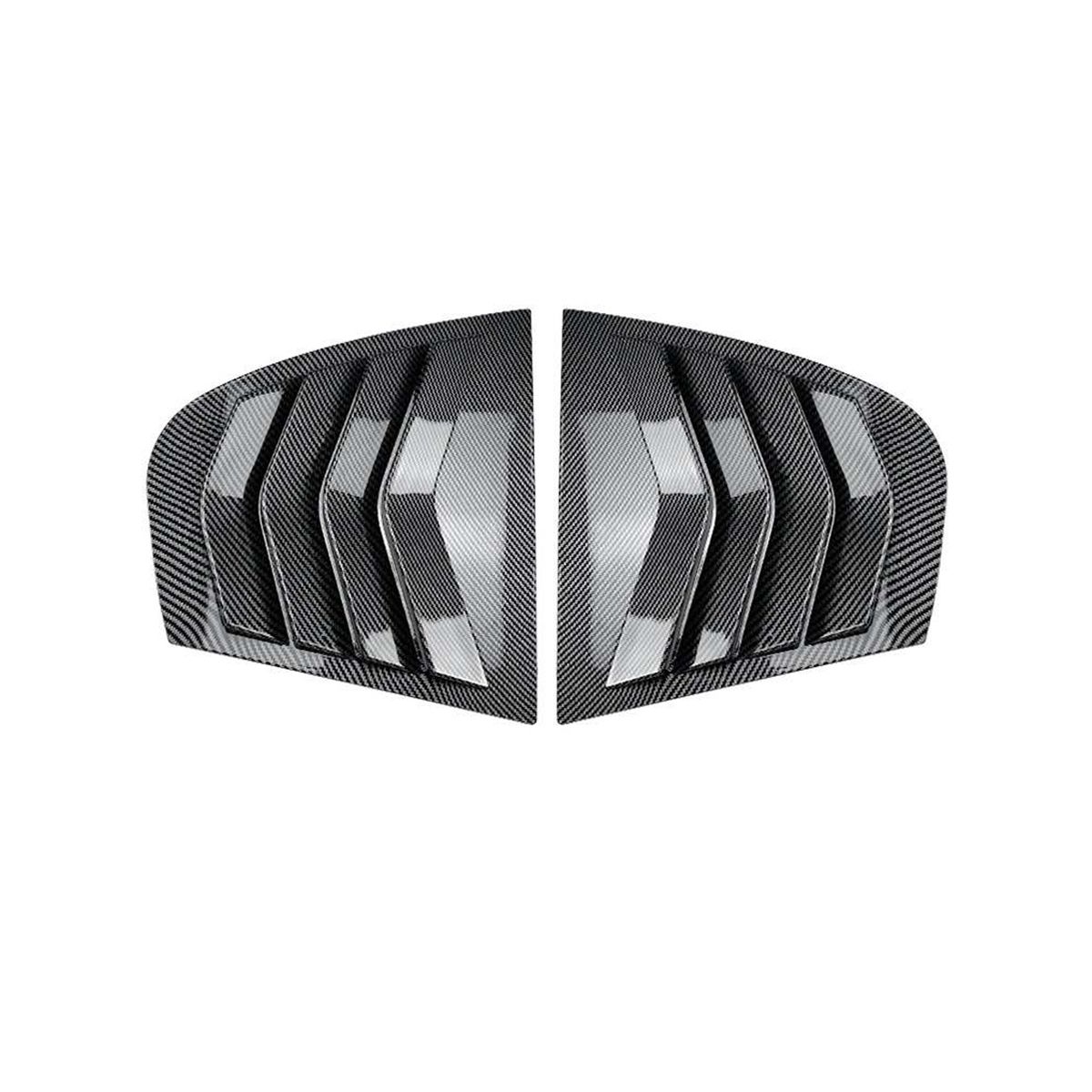 Car Carbon Fiber Rear Windows Triangle Louver Cover Sticker for BMW 3Series E90 320I 330I M3 2005-2011 Car Styling Cover