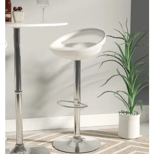 STUFFZY - Jackson Bar Stool Kitchen Chair - White