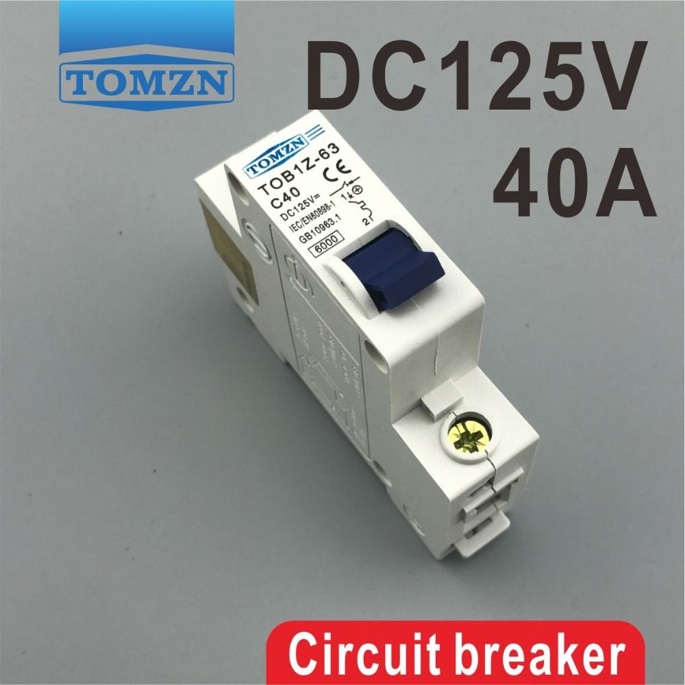 Circuit DC 40A 1P 125V Breaker