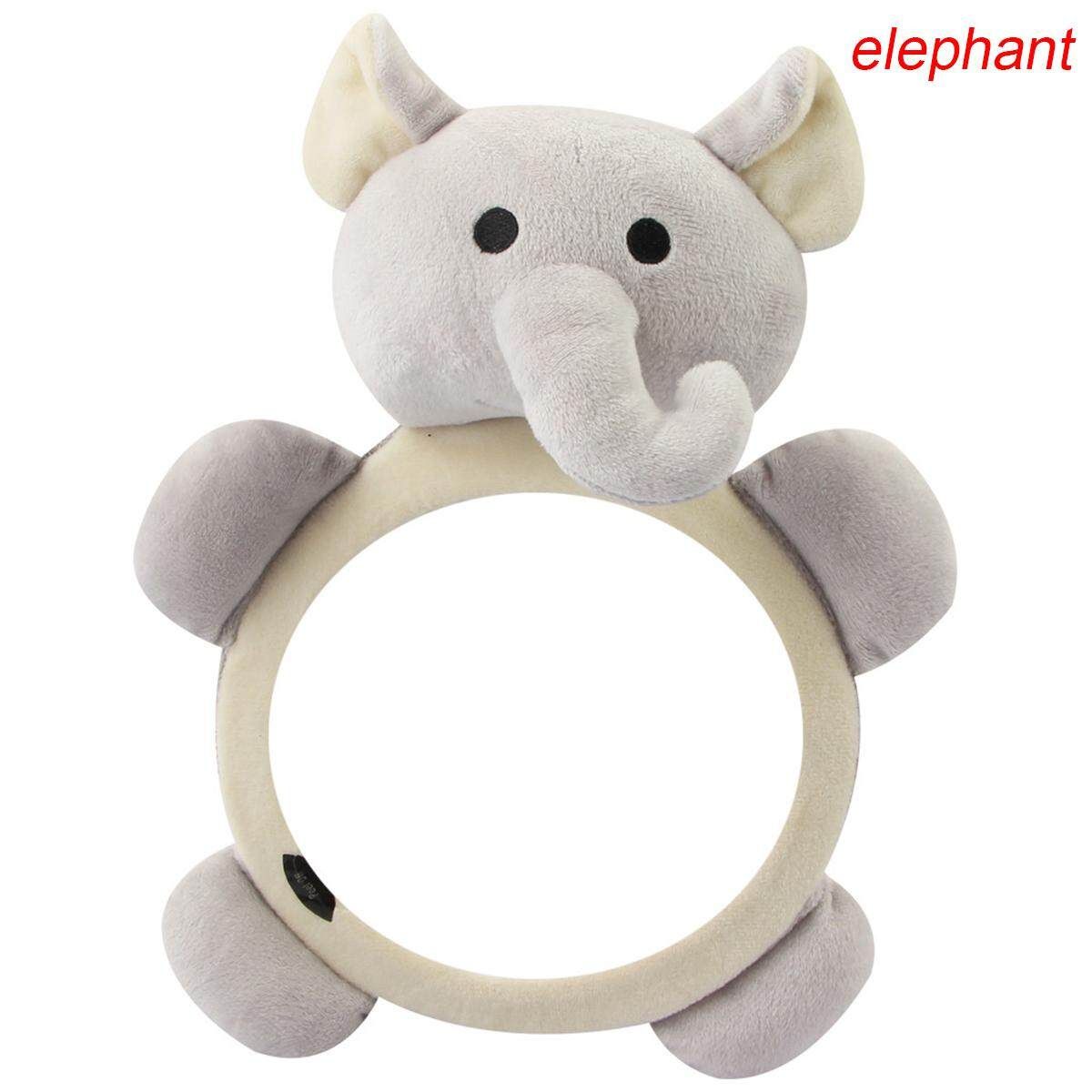 Baby Backseat Mirror For Car View Infant Rear Facing Car Seat Newborn Safety Animal Grey