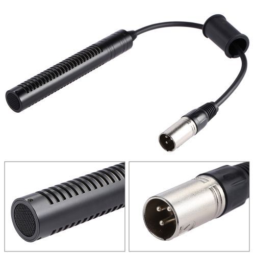 Video Recording Interview Photography Stereo Condenser Unidirectional Microphone Mic For Sony Panosonic Camcorders--XLR Interface