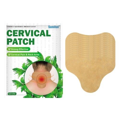 Sumifun 12 Natural Neck Cervical Patch Pain Relief Herbal Pain Plaster