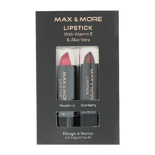 Lipstick - 2 Pack - Raspberry And Cranberry