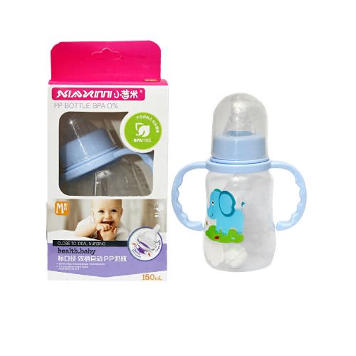 Anti-colic Baby Feeding Bottle- Blue And Multi