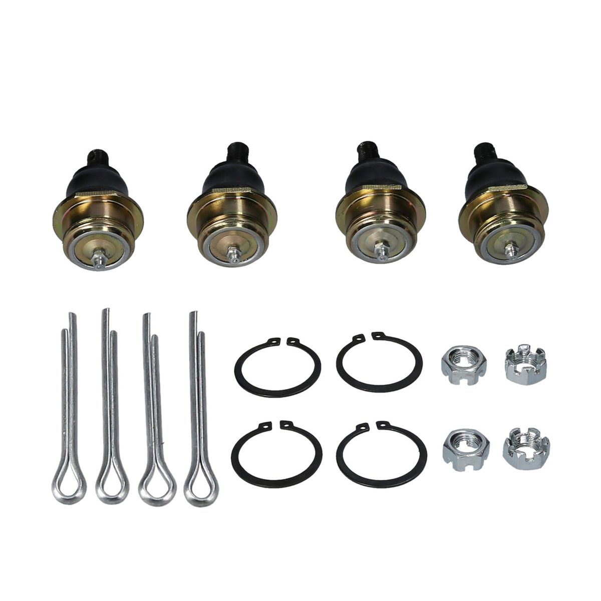 4PCS Complete Upper And Lower Ball Joints Set Replacement