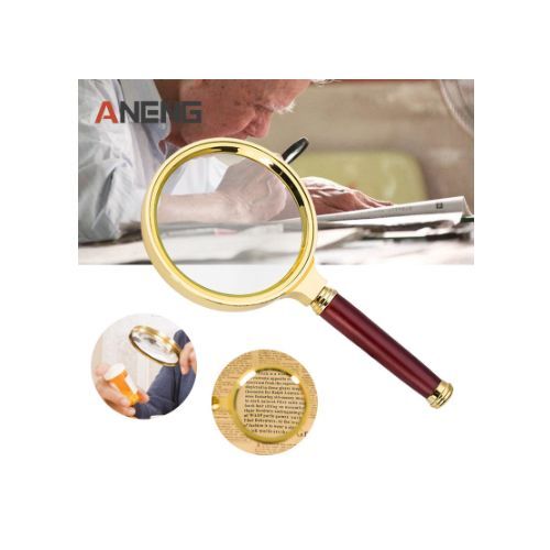 10X Portable 60mm Handheld High Definition Reading Magnifier Glass Eye