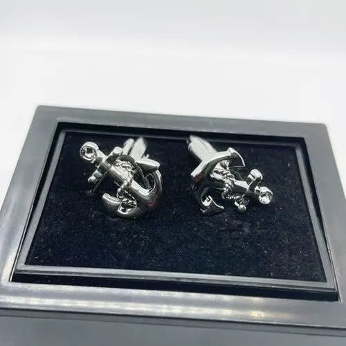 Men's Cufflinks - Silver Platted