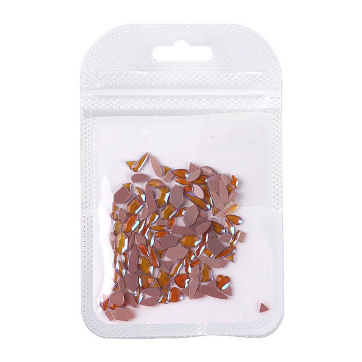 50Pcs Nail Rhinestones Crystals Flatback Glass Stones 3D