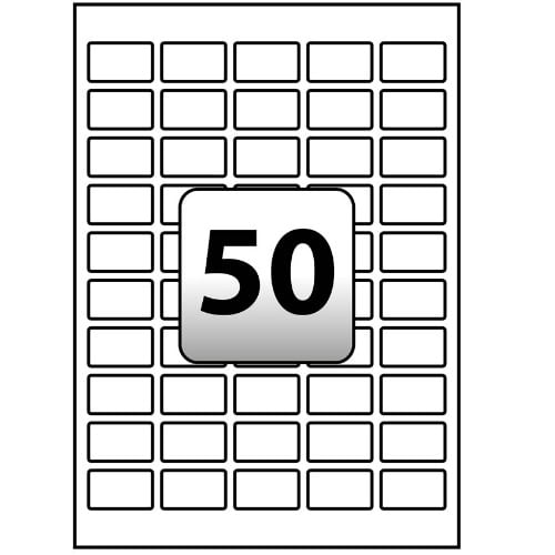 Self-adhesive A4 Barcode/label Paper For Laser/inkjet Printers - 50 Labels/sheet